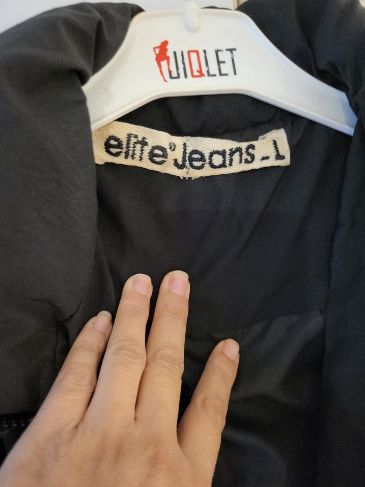 Siyah Fermuarlı Kısa Yaka Kadın Ceket - Görsel 4