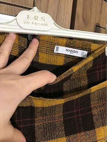 38 Beden kahverengi Renk Şort Etek