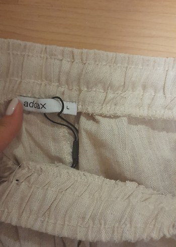 l Beden crop bluz, pantalon ikili takım