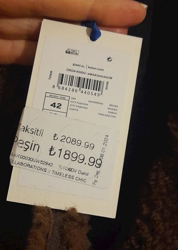 Kahverengi Kürklü Deri Biker Ceket - Görsel 3