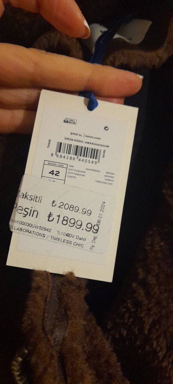 Kahverengi Kürklü Deri Biker Ceket - Görsel 3