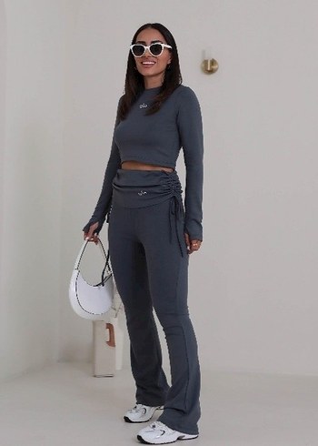 tayt bluz ikili takım - Görsel 5