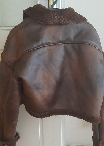 Koton kürklü Deri Kadın Ceket - Görsel 2