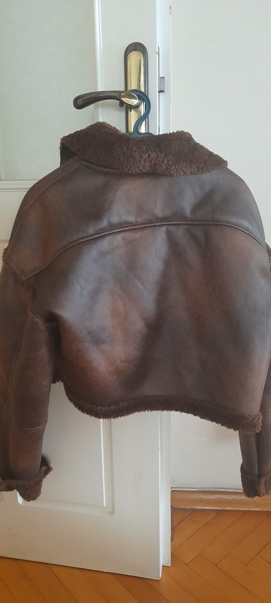 Koton kürklü Deri Kadın Ceket - Görsel 2