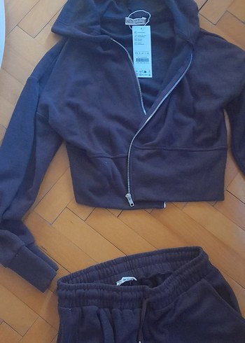 Kahverengi ikili eşofman takım - Görsel 4