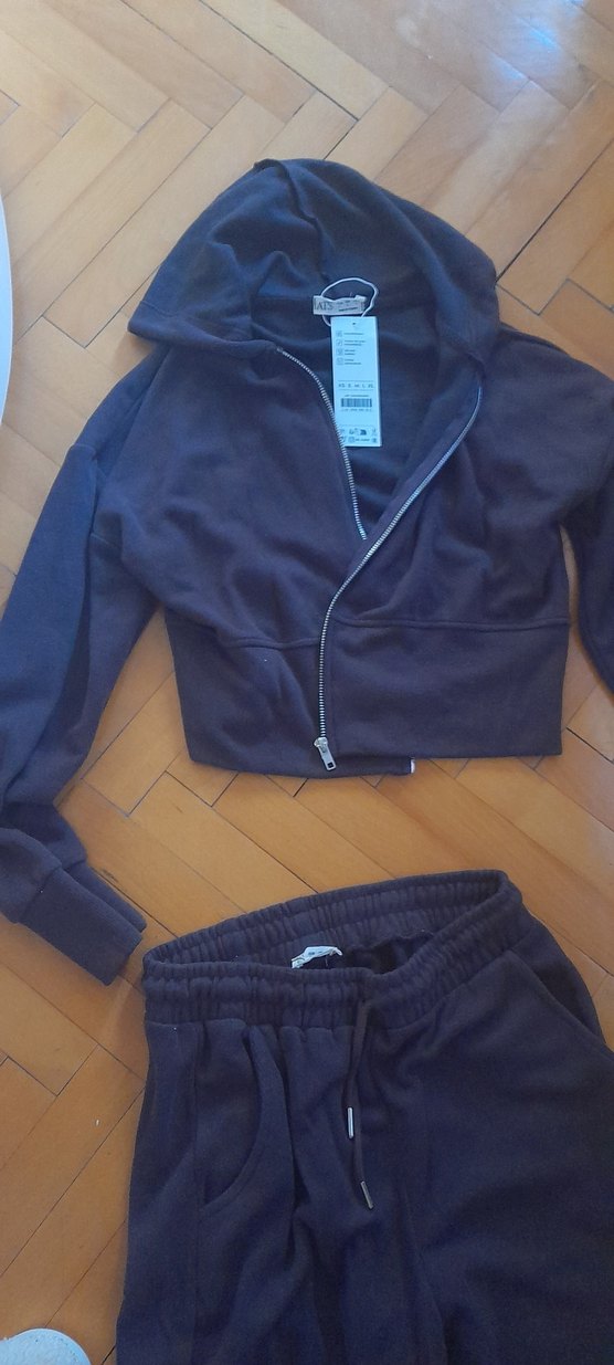 Kahverengi ikili eşofman takım - Görsel 4