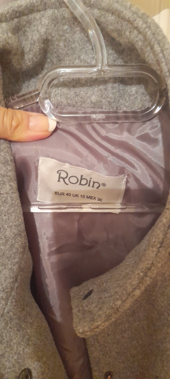 Gri Kısa Düğmeli tüvit Kadın Ceket - Görsel 4