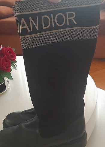 Christian dior siyah uzun bot - Görsel 2