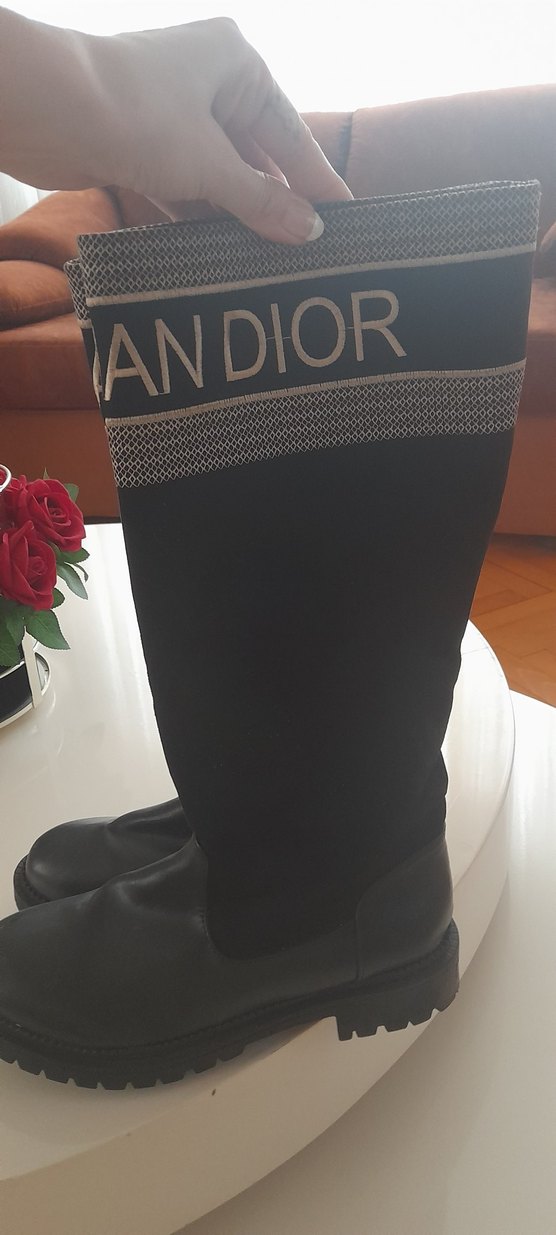 Christian dior siyah uzun bot - Görsel 2