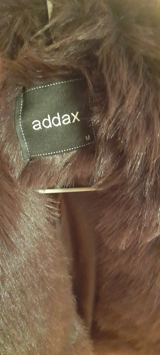 Kahverengi Kürk mont - Görsel 2