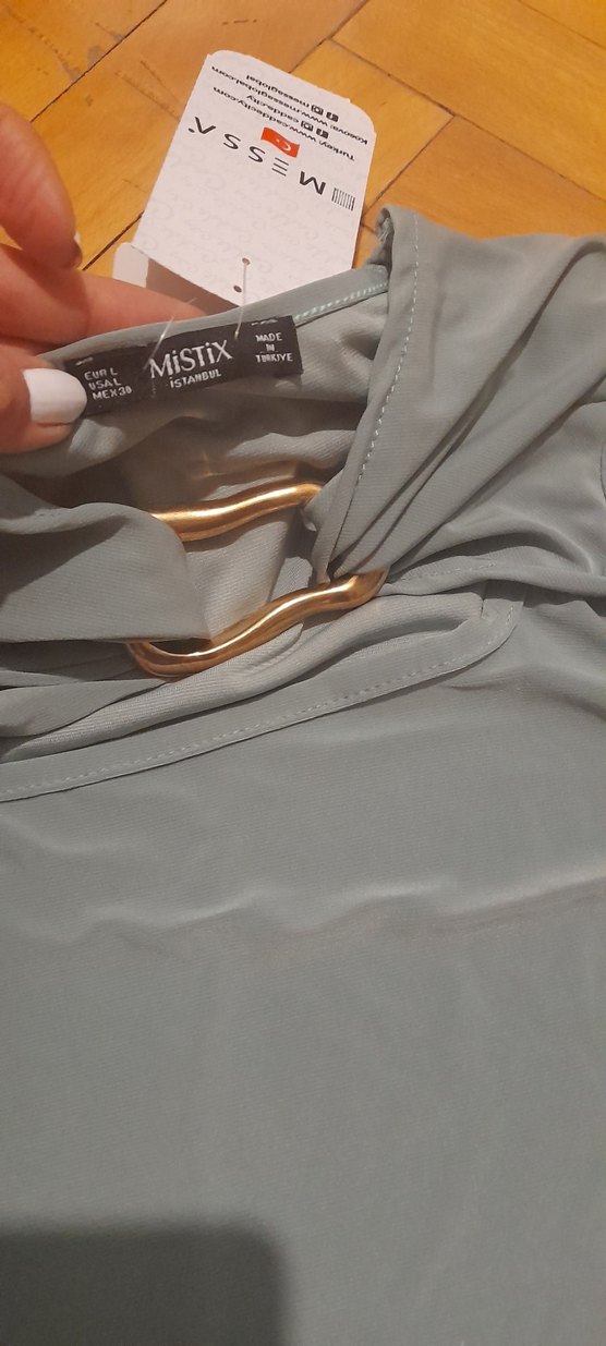 haki renk bluz - Görsel 2