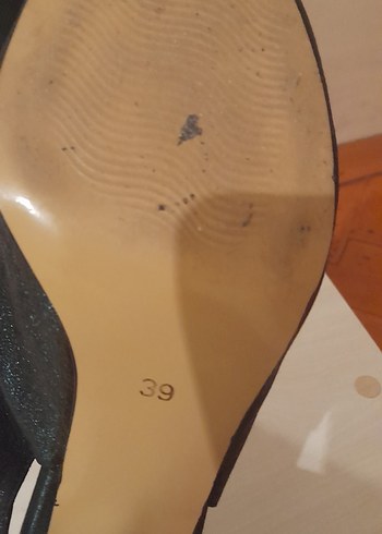 Klasik Siyah Topuklu Kadın Ayakkabı - Görsel 4