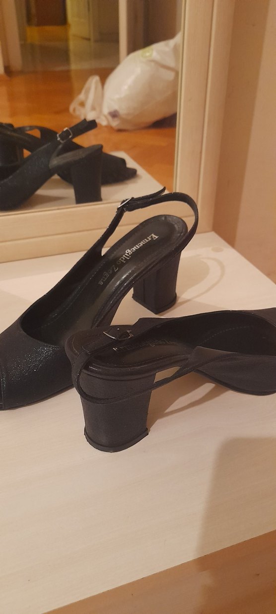 Klasik Siyah Topuklu Kadın Ayakkabı - Görsel 2