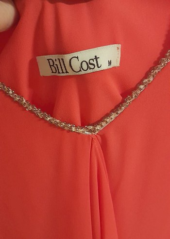 Kırmızı Drapeli Uzun Abiye Elbise - Görsel 3