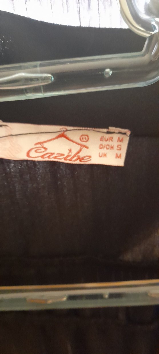 Siyah püsküllü transparan gömlek bluz - Görsel 3