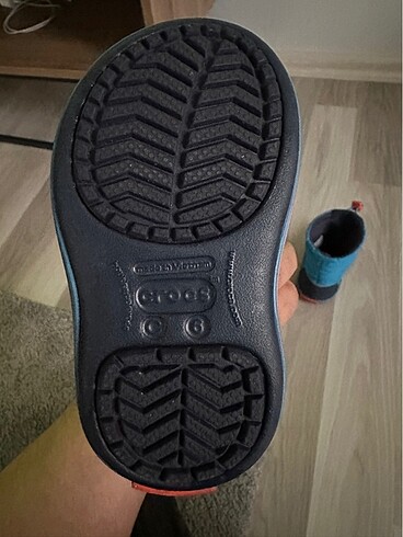 22 Beden mavi Renk Crocs marka bot