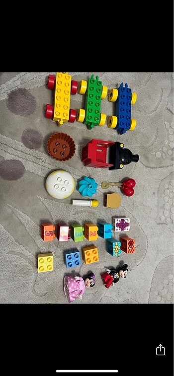 Beden Renk 2 set duplo lego Minnie
