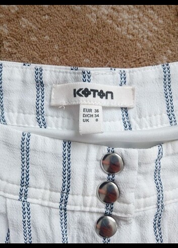 s Beden Koton çıtçıtlı etek