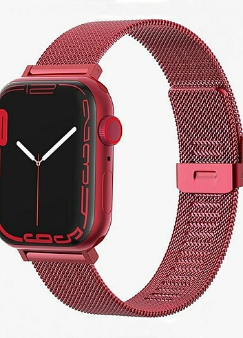 Apple watch Tokalı hasır metal Kordon