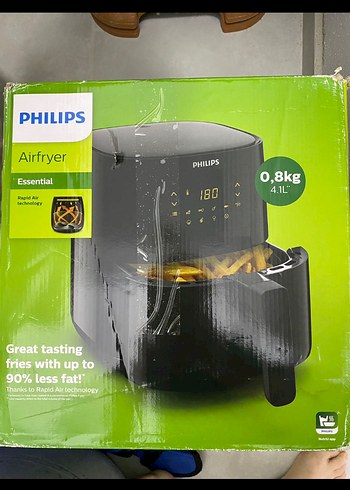 Philips Essential Hava Fritözü 4.1L, 0.8kg - Görsel 2