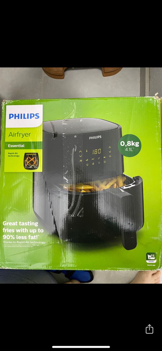 Philips Essential Hava Fritözü 4.1L, 0.8kg - Görsel 2