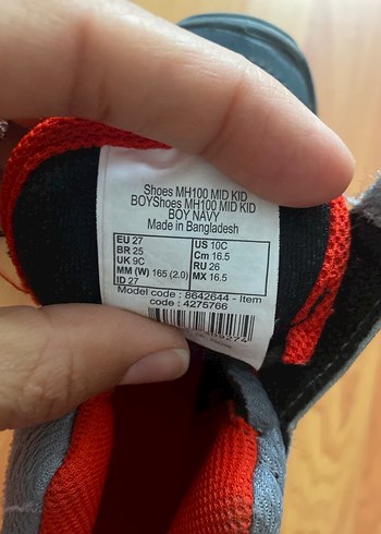 Gri Erkek Çocuk Street Wear Bot - Görsel 4