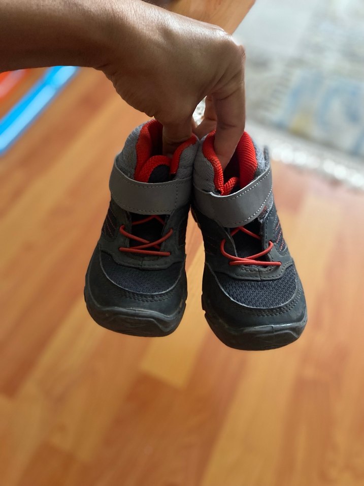 Gri Erkek Çocuk Street Wear Bot - Görsel 2