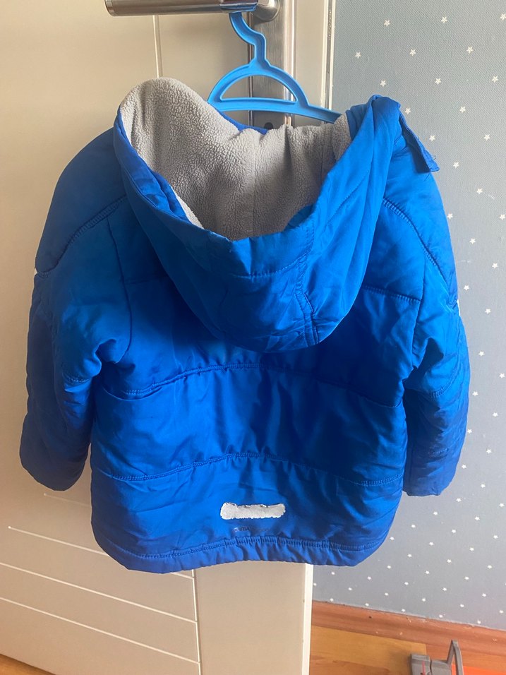 Adidas orijinal Erkek Çocuk Koyu Mavi Fermuarlı Ceket - Görsel 3