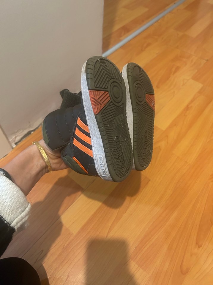Erkek Çocuk Adidas Spor Ayakkabı Velcro - Görsel 3