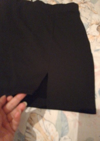 Siyah Midi Hamile Etek - Görsel 4