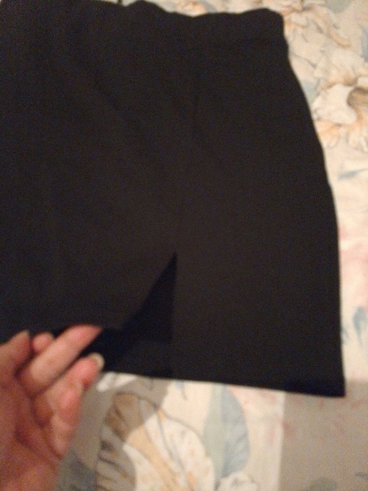 Siyah Midi Hamile Etek - Görsel 4