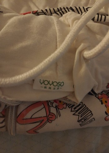 Baskılı Fermuarlı Sokak Stili Beyaz Kedi Kıyafeti Yoyoso marka - Görsel 4