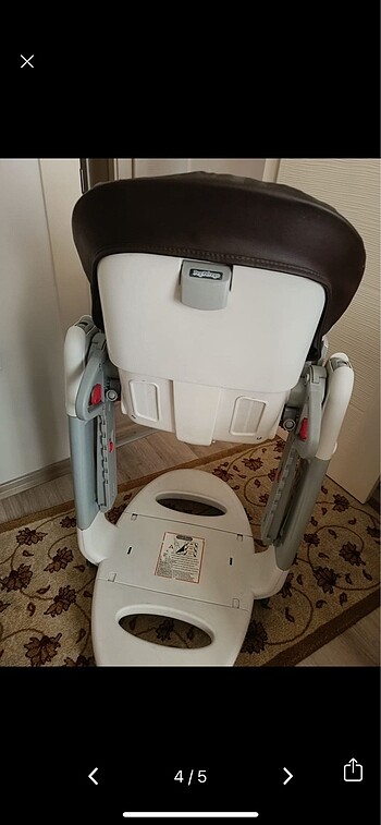 Beden siyah Renk Peg-Perego mama sandalyesi