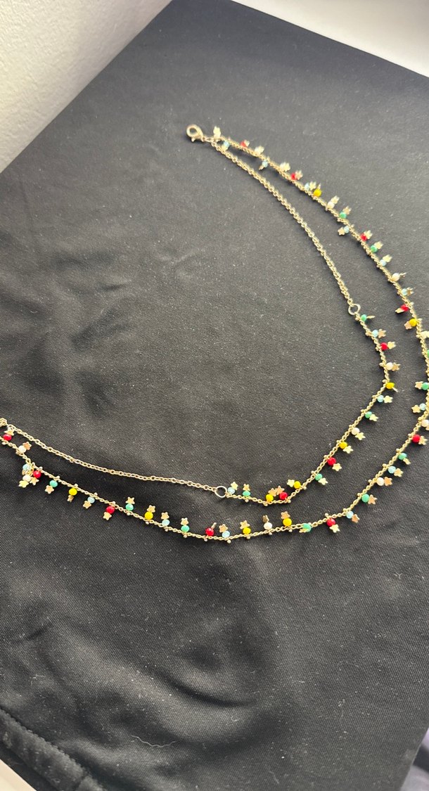 Renkli Boncuklu Uzun Bohem Kadın Kolyesi - Görsel 3