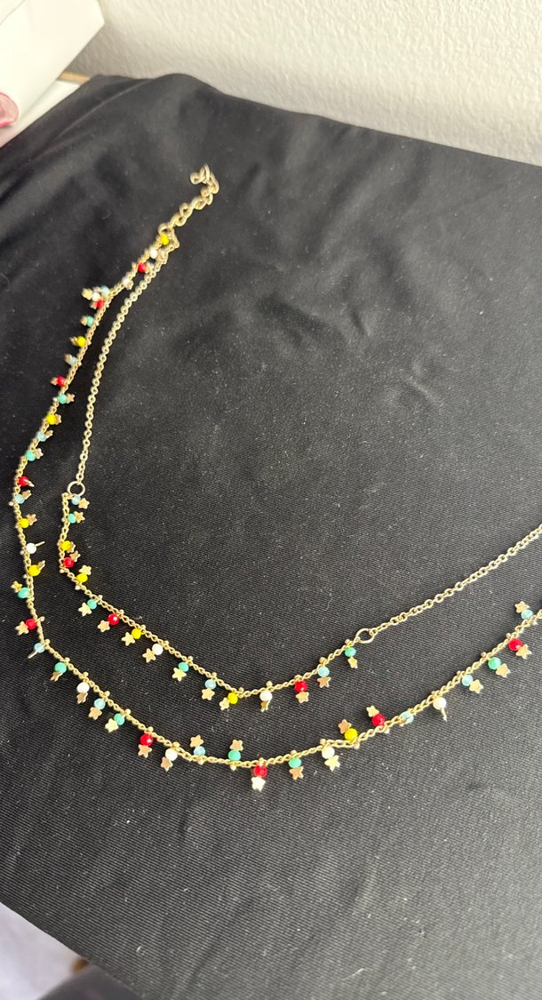 Renkli Boncuklu Uzun Bohem Kadın Kolyesi - Görsel 2