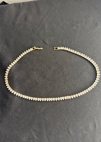 Zincir Detaylı Altın Renk Kadın Bileklik - Görsel 3