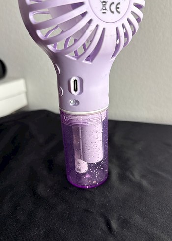 Pastel Mor Mini El Vantilatörü - Görsel 3