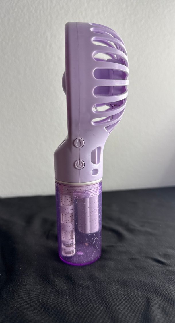 Pastel Mor Mini El Vantilatörü - Görsel 4