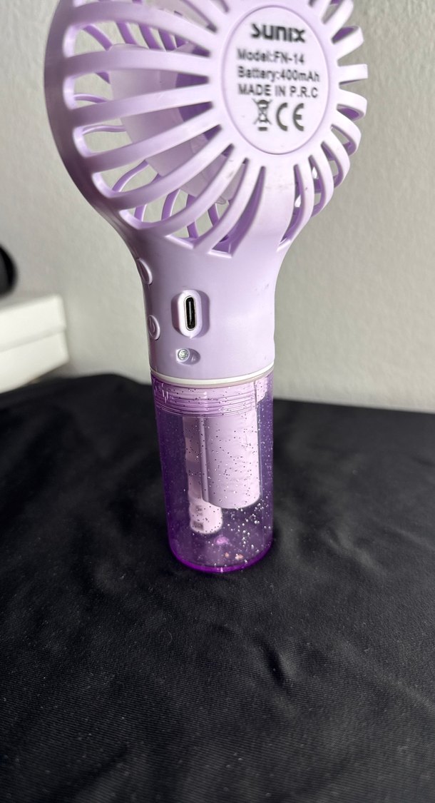 Pastel Mor Mini El Vantilatörü - Görsel 3