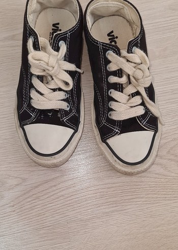 Siyah Bağcıklı  Spor Ayakkabı - Görsel 3