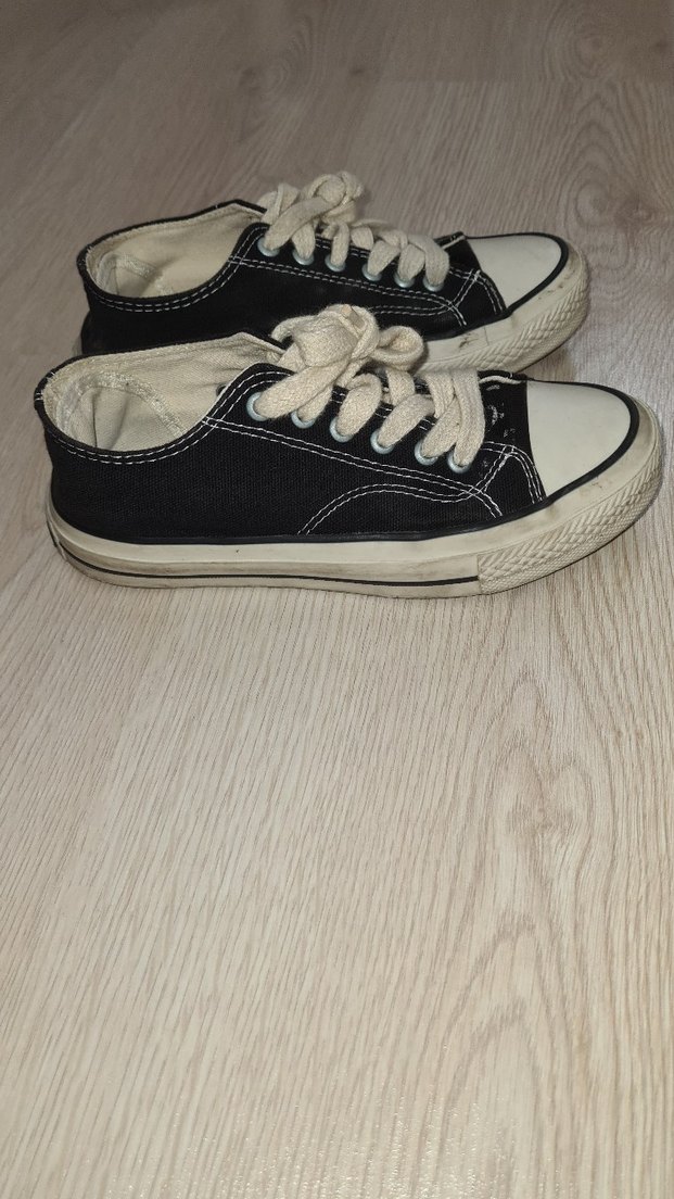 Siyah Bağcıklı  Spor Ayakkabı - Görsel 2