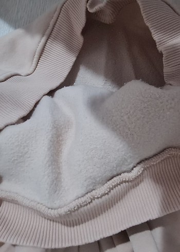 Bej Kız Sweatshirt ve Eşofman Takımı - Görsel 5