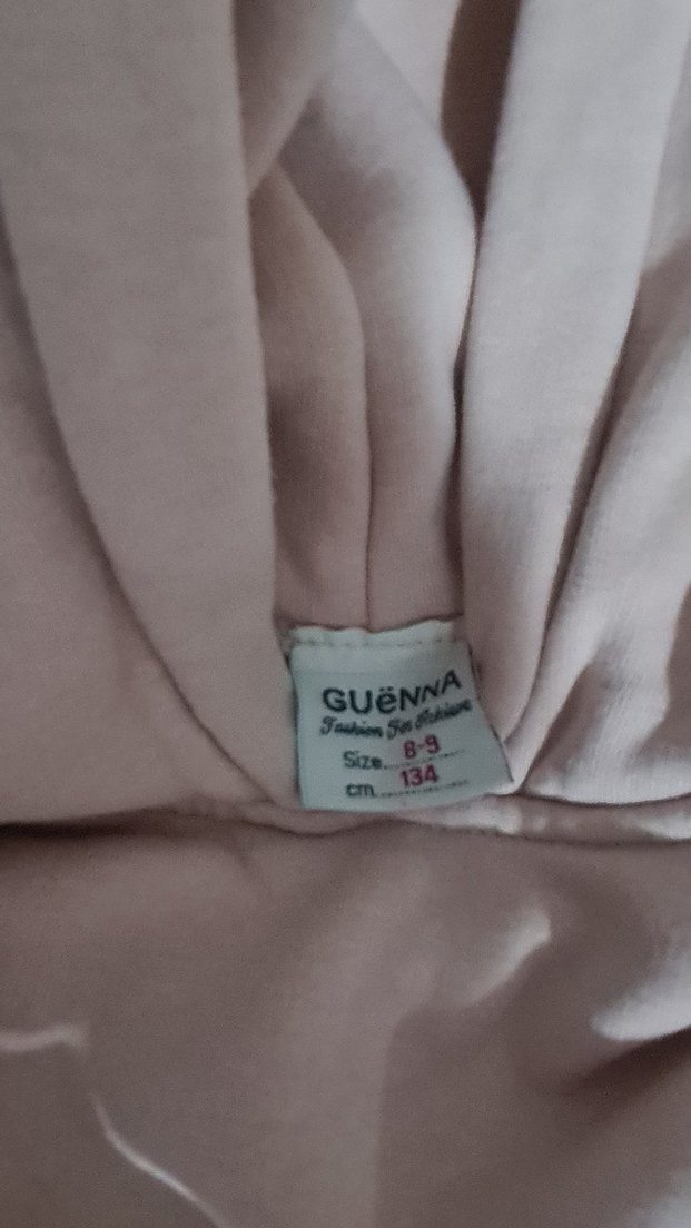 Bej Kız Sweatshirt ve Eşofman Takımı - Görsel 4