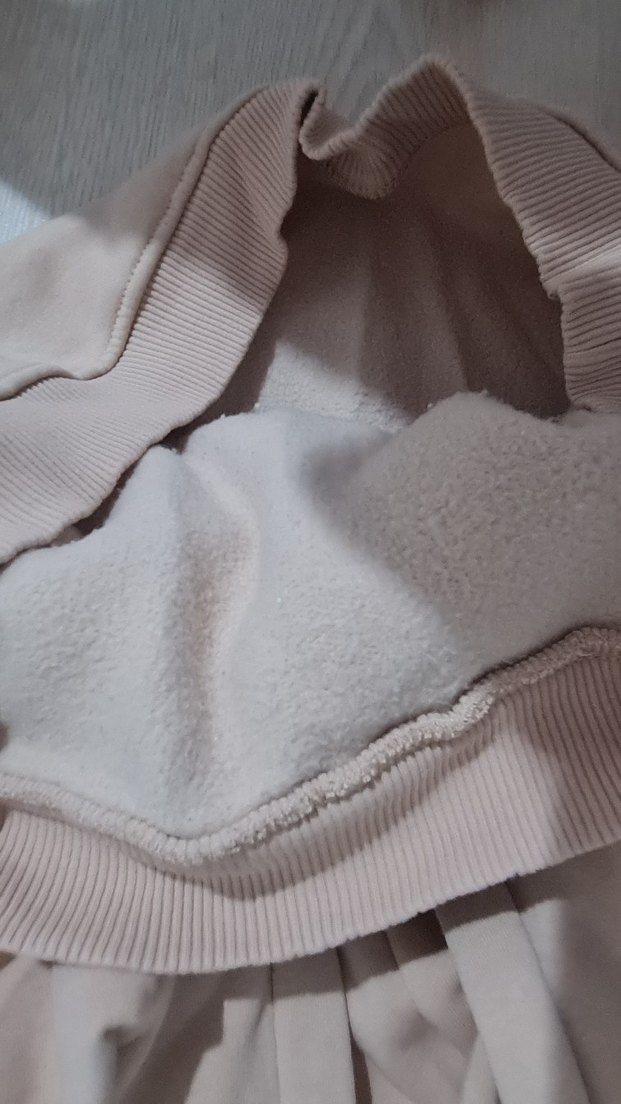 Bej Kız Sweatshirt ve Eşofman Takımı - Görsel 5