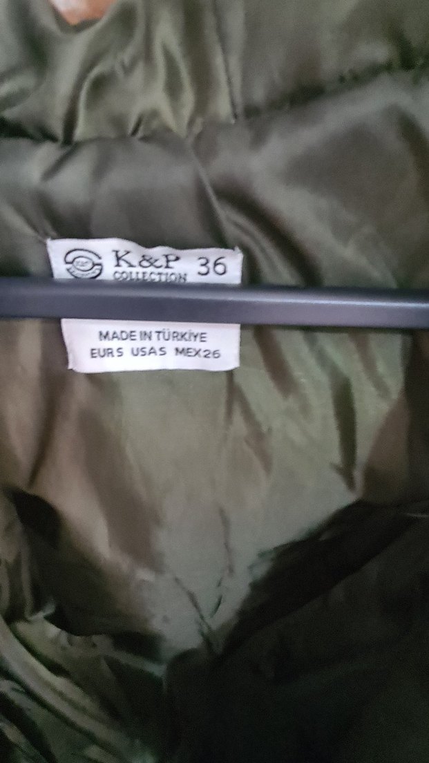 Kürk Detaylı Gri Uzun Kadın Kışlık yelek - Görsel 5