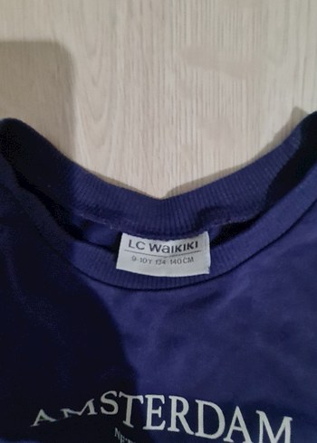 Mavi Baskılı kız çocuk  Sweatshirt - Görsel 4