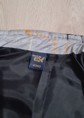 4 Yaş Beden gri Renk Erkek Çocuk Gri Fermuarlı Yelek