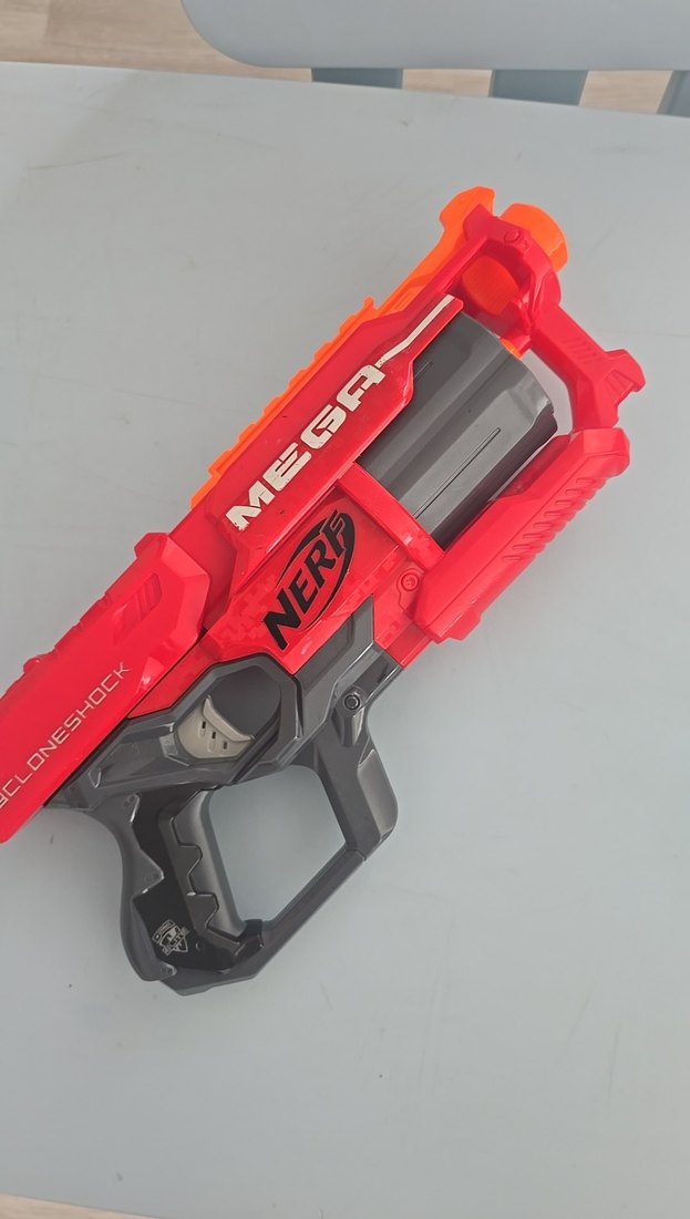 Renkli NERF Mega CycloneShock Oyuncak Tüfek - Görsel 2