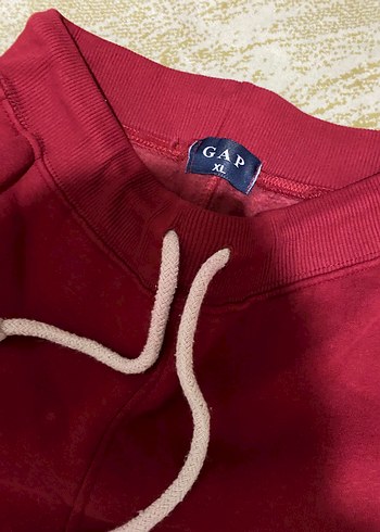 GAP Kırmızı Kadın Fermuarlı Sweatpant - Görsel 3