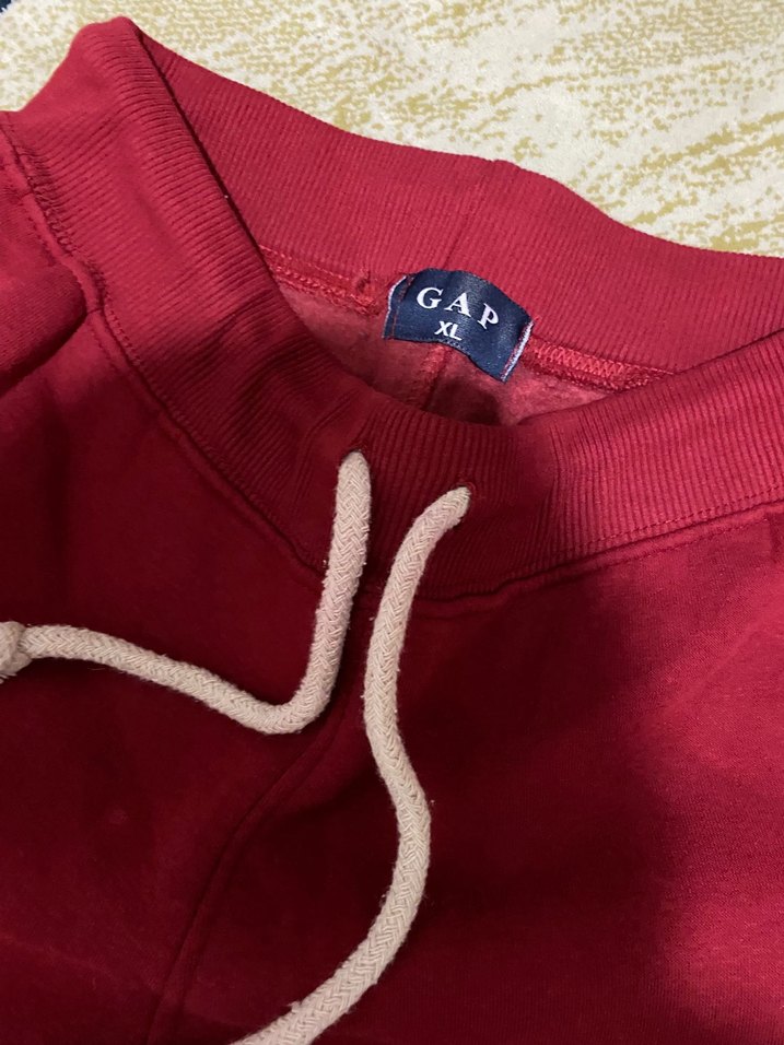 GAP Kırmızı Kadın Fermuarlı Sweatpant - Görsel 3